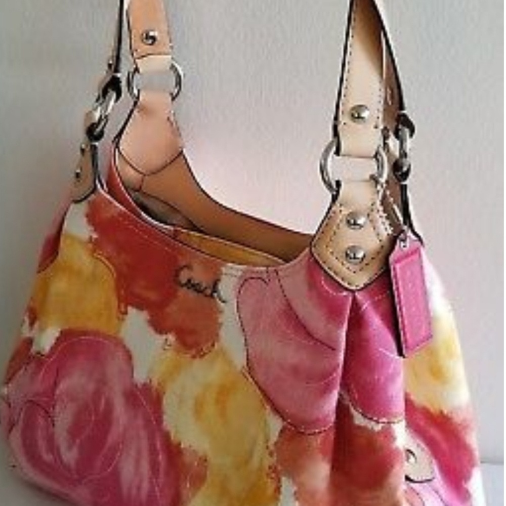 COACH ASHLEY PRINT FLORAL HOBO